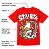 Red Collection DopeSkill Red T-shirt Stay Busy Graphic