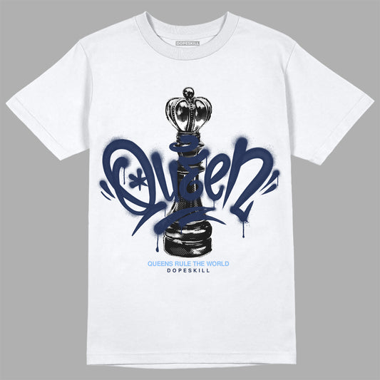 Jordan 5 SE “Georgetown DopeSkill T-Shirt Queen Chess Graphic Streetwear 