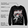 Black Cement 3s DopeSkill Sweatshirt Nevermind Graphic