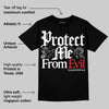 Bred Velvet 11s DopeSkill T-Shirt Protect Me From Evil Graphic