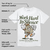 Olive Collection DopeSkill T-Shirt Work Hard In Silence Graphic