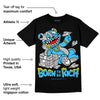 University Blue 2s DopeSkill T-Shirt Born To Be Rich Graphic