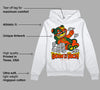 Dunk Team Dark Green Orange DopeSkill Hoodie Sweatshirt Born To Be Rich Graphic