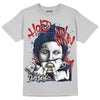 Jordan 13 French Blue DopeSkill Light Steel Grey T-shirt Hold My Own Graphic Streetwear 