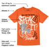 Georgia Peach 3s DopeSkill Orange T-shirt Speak It Graphic