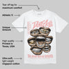 Dusty Rose 40s DopeSkill T-Shirt The Mouth With No Droughts Graphic
