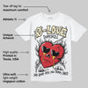 Union LA x Air Retro OG 1s DopeSkill T-Shirt Crying Heart Graphic