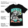 Cyan Burst 9060 DopeSkill T-Shirt Sick Bear Graphic