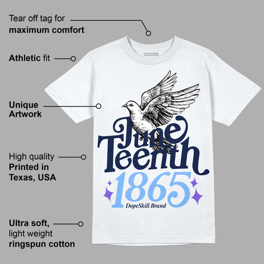 Georgetown 5s DopeSkill T-Shirt Juneteenth 1865 Graphic