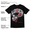 Bred Reimagined 4s DopeSkill T-Shirt Loser Lover Graphic