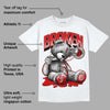 Black Toe 1s DopeSkill T-Shirt Sick Bear Graphic