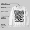 Wolf Grey 5s DopeSkill Sweatshirt Distorted Realms Graphic