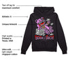 Mauve Off-Noir 2s DopeSkill Hoodie Sweatshirt Born To Be Rich Graphic