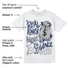 AJ Spizike White Obsidian DopeSkill T-Shirt Real Ones Move In Silence Graphic