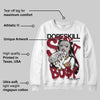 Samba OG Collegiate Burgundy DopeSkill Sweatshirt Stay It Busy Graphic