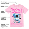 Pink Collection DopeSkill Pink T-shirt Owe It To Yourself Graphic