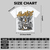 Gratitude 11s DopeSkill Oversize Print T-Shirt Heartless Graphic