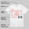 Dusty Rose 40s DopeSkill T-Shirt Protect Me From Evil Graphic