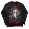 Dunk Low Team Dark Green Orange DopeSkill Long Sleeve T-Shirt Boys Don't Cry Graphic Streetwear - Black