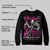 Rick RO Pink Leather Sneakers DopeSkill Sweatshirt Broken Bones Graphic