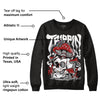 Black and White 14s DopeSkill Sweatshirt Trippin Graphic