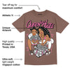 Dunk Smokey Mauve Playful Pink White Brown DopeSkill Brown Savana T-shirt Queen Of Hustle Graphic