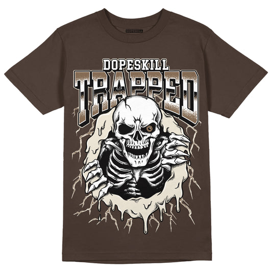 Travis Scott x Jordan 1 Low OG “Reverse Mocha” DopeSkill Ridgerock T-shirt Trapped Halloween Graphic Streetwear