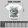 Green Glow 3s DopeSkill Oversize Print T-Shirt Drip Season Graphic