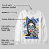 Royal Blue Collection DopeSkill Sweatshirt Living My Best Life Graphic