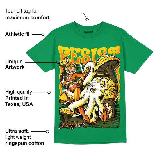 Green Collection DopeSkill Green T-shirt Resist Graphic