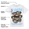 University Blue Collection DopeSkill T-Shirt The Mouth With No Droughts Graphic