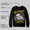 Yellow 'Outlast' DopeSkill Graphic Sweatshirt
