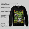 Neon Green Collection DopeSkill Sweatshirt Pretty Girl Swag Graphic