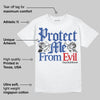 AJ Spizike Storm Blue DopeSkill T-Shirt Protect Me From Evil Graphic