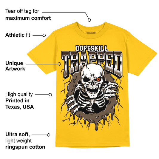 Yellow Collection DopeSkill Gold T-shirt Trapped Halloween Graphic