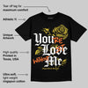 Black Tour Yellow AJ 4 Thunder DopeSkill T-Shirt You’re Lost Without Me Graphic