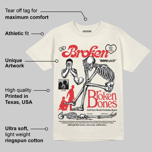 Sail 1s OG DopeSkill T-Shirt Broken Bones Graphic