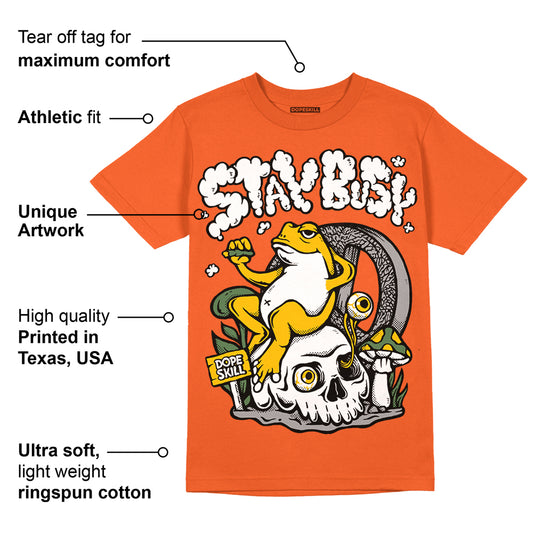 Georgia Peach 3s DopeSkill Orange T-shirt Stay Busy Graphic