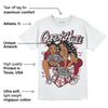 85 Metallic Burgundy 1s DopeSkill T-Shirt Queen Of Hustle Graphic