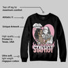 Stars Court White/Pink DopeSkill Sweatshirt Stay Hot Graphic