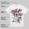 Cave Stone 4s DopeSkill T-Shirt New Love Heals Graphic