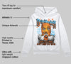 Orange Black White DopeSkill Hoodie Sweatshirt Drip Harder Graphic