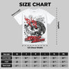Fire Red 3s DopeSkill Oversize Print T-Shirt Drip Season Graphic