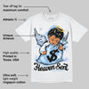 Women's Runner Sneaker Light Blue DopeSkill T-Shirt Heaven Sent Graphic