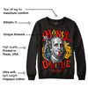 Red Collection DopeSkill Sweatshirt Money Don't Lie Graphic