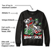 Dunk Panda White Black DopeSkill Sweatshirt Born To Be Rich Graphic