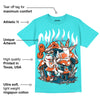 Dunk Dolphins DopeSkill Tahiti Blue T-shirt Chillin Graphic