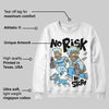 Legend Blue 11s DopeSkill Sweatshirt No Risk No Story Graphic