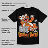 Shattered Backboard 1s DopeSkill T-Shirt Born To Be Rich Graphic
