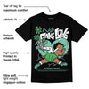 Green Glow 1s DopeSkill T-Shirt No Fake Love Graphic